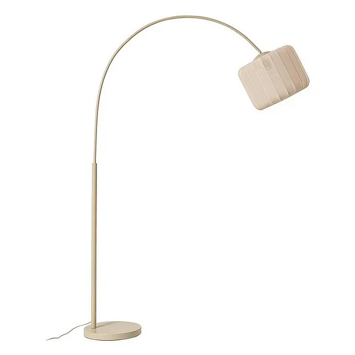 Lindby Stehleuchte Helin - creme / amber, creme / amber, E27