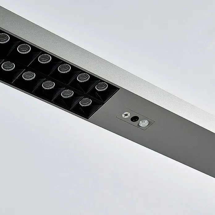 Arcchio Stehleuchte Jolinda - Höhe: 195 cm, alu / grau / zink, alu / grau / zink