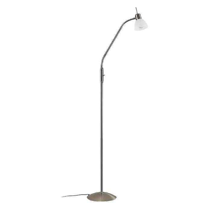 Lindby Stehleuchte Gwendolin - Höhe: 160 cm, alu / grau / zink, E14