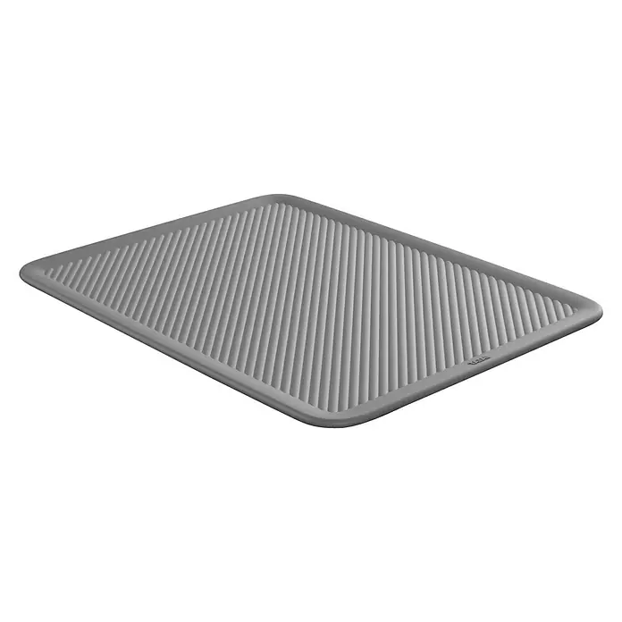 Tatay Baobab Tapa para cesta - 30 x 39 x 0,7 cm, Gris - Escurridor de platos gris con superficie acanalada. Ideal para secar platos y utensilios de cocina. Práctico y ahorra espacio.