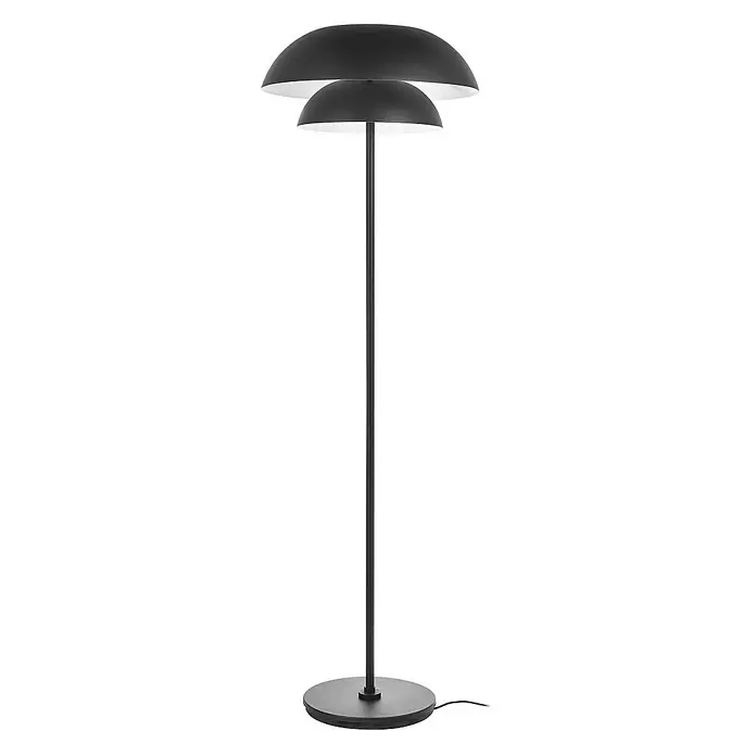 Lucande Stehleuchte Kellina - Höhe: 151 cm, schwarz, schwarz, E27