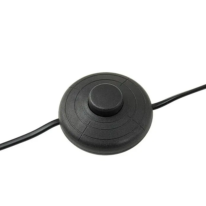 Lucande Stehleuchte Helva - Höhe: 163 cm, schwarz, weiß / opal, E27