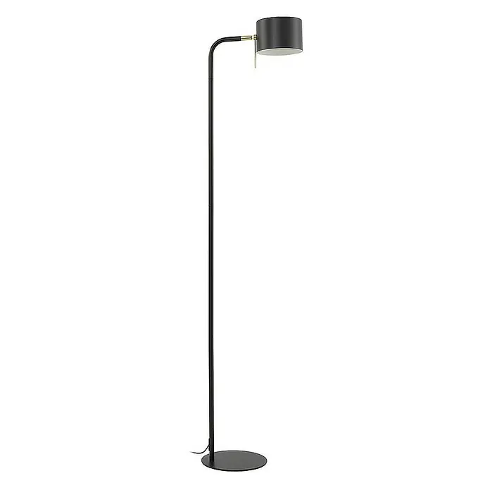 Lindby Stehleuchte Kaida - Höhe: 156,5 cm, schwarz, schwarz, E27