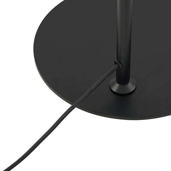 Lindby Stehleuchte Corali - Höhe: 176,5 cm, schwarz, schwarz, E27