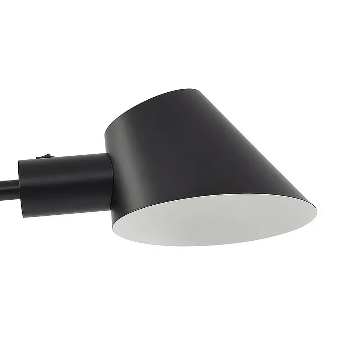 Lindby Stehleuchte Corali - Höhe: 176,5 cm, schwarz, schwarz, E27
