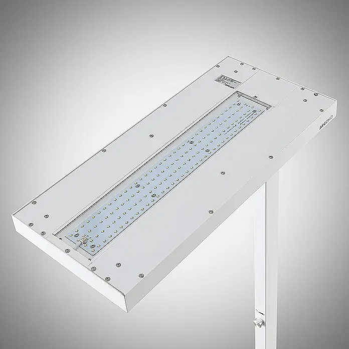 Arcchio Stehleuchte Logan Pro - weiß / opal, weiß / opal