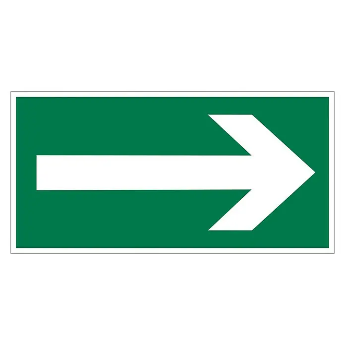 Pickup Fluchtwegschild