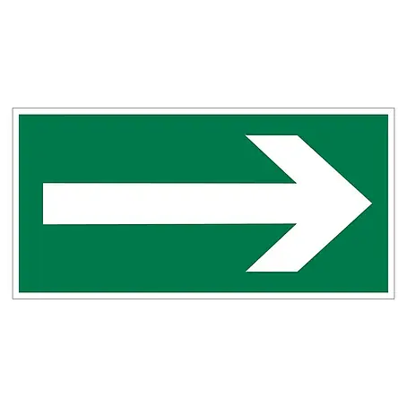 Pickup  Fluchtwegschild