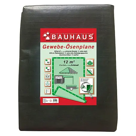 BAUHAUS Gewebe-Ösenplane
