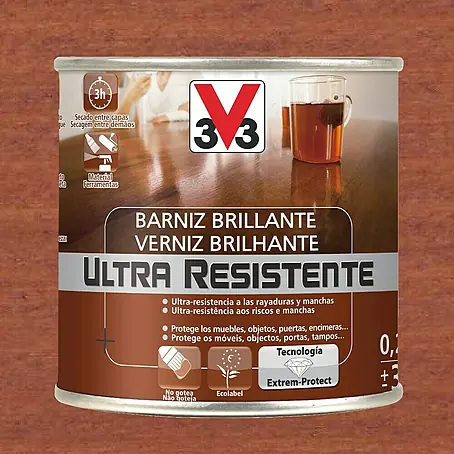 V33  Barniz para madera Brillante Ultra Resistente