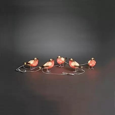 Konstsmide  LED-Lichterkette Rotkehlchen