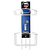 Tatay Cesta de baño colgante doble (9 x 22,5 x 60 cm, Blanco)