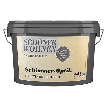 SCHÖNER WOHNEN-Farbe Trendstruktur Farbeffektputz Schimmer-Optik Effektfarbe