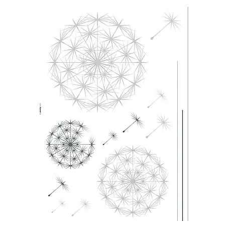 Komar  Dekosticker Dandelion