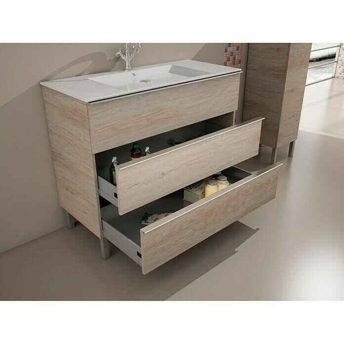 Mueble de lavabo Roma Nebraska gris (45 x 80 x 69 cm)