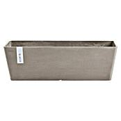 Ecopots Bruges Pflanzkasten mit Wasserreservoir (Außenmaß (L x B x H): 55,3 x 16,5 x 17,5 cm, Kunststoff, Braungrau) | BAUHAUS