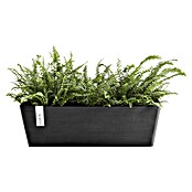 Ecopots Bruges Pflanzkasten mit Wasserreservoir (Außenmaß (L x B x H): 55,3 x 16,5 x 17,5 cm, Kunststoff, Dunkelgrau) | BAUHAUS