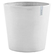 Ecopots Amsterdam Pflanztopf Amsterdam (Außenmaß (Ø x H): 40 x 34,5 cm, Kunststoff, Weiß) | BAUHAUS