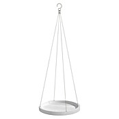 Ecopots Blumenampel (Außenmaß (Ø x H): 36 x 3 cm, Kunststoff, Weiß Grau) | BAUHAUS