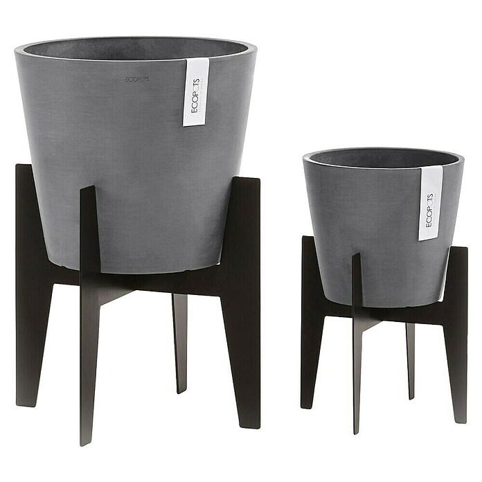 Ecopots Standfuß On Stilts (Passend für: Amsterdam 20, Rotterdam 20, Schwarz, 20 cm) | BAUHAUS