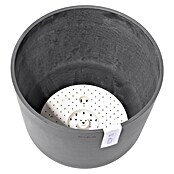 Ecopots Oslo Pflanztopf mit Wasserspeicher (Außenmaß (Ø x H): 35 x 40,5 cm, Kunststoff, Grau) | BAUHAUS