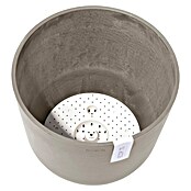 Ecopots Oslo Pflanztopf mit Wasserspeicher (Außenmaß (Ø x H): 35 x 40,5 cm, Kunststoff, Braungrau) | BAUHAUS
