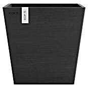 Ecopots Rotterdam Pflanzkasten mit Wasserspeicher (Außenmaß (L x B x H): 25 x 25 x 24,6 cm, Kunststoff, Dunkelgrau) | BAUHAUS