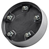 Ecopots Amsterdam Blumentopf-Untersetzer Amsterdam (Außenmaß (Ø x H): 34,1 x 9 cm, Kunststoff, Grau) | BAUHAUS