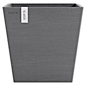 Ecopots Rotterdam Pflanzkasten mit Wasserspeicher (Außenmaß (L x B x H): 25 x 25 x 24,6 cm, Kunststoff, Grau) | BAUHAUS