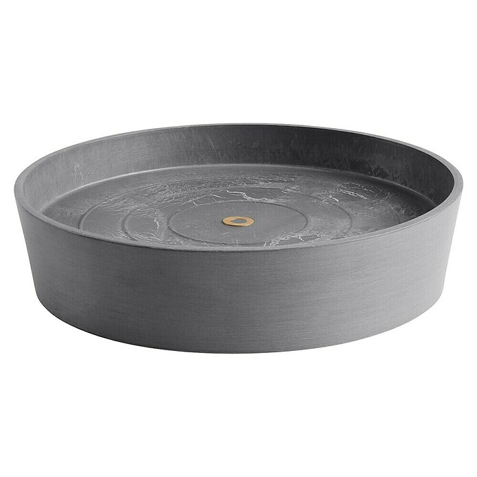 Ecopots Amsterdam Blumentopf-Untersetzer Amsterdam (Außenmaß (Ø x H): 34,1 x 9 cm, Kunststoff, Grau) | BAUHAUS