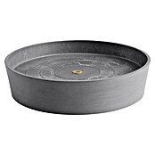 Ecopots Amsterdam Blumentopf-Untersetzer Amsterdam (Außenmaß (Ø x H): 34,1 x 9 cm, Kunststoff, Grau) | BAUHAUS