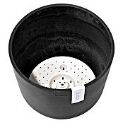 Ecopots Oslo Pflanztopf mit Wasserspeicher (Außenmaß (Ø x H): 25 x 21,4 cm, Kunststoff, Dunkelgrau) | BAUHAUS