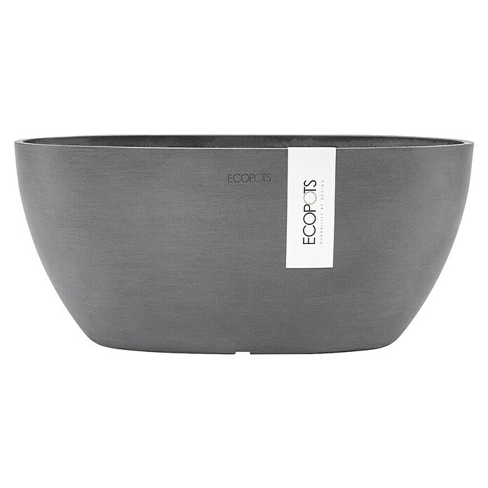 Ecopots Sofia Pflanzschale Sofia (L x B x H: 29,5 x 13,4 x 13,5 cm, Grau) | BAUHAUS