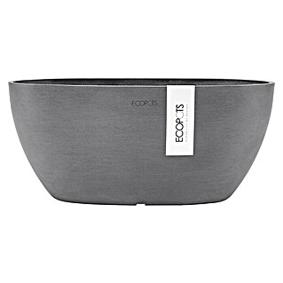 Ecopots Sofia Pflanzschale Sofia (L x B x H: 29,5 x 13,4 x 13,5 cm, Grau)