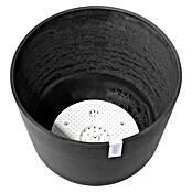 Ecopots Oslo Pflanztopf mit Wasserspeicher (Außenmaß (Ø x H): 55 x 48,5 cm, Kunststoff, Dunkelgrau) | BAUHAUS