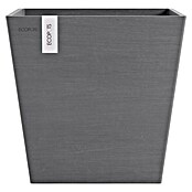 Ecopots Rotterdam Pflanzkasten mit Wasserspeicher (Außenmaß (L x B x H): 35 x 35 x 34,4 cm, Kunststoff, Grau) | BAUHAUS