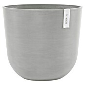 Ecopots Oslo Pflanztopf mit Wasserspeicher (Außenmaß (Ø x H): 45 x 39,4 cm, Kunststoff, Weißgrau) | BAUHAUS