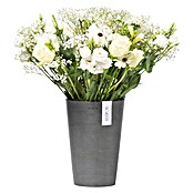 Ecopots Vase Pisa (Ø x H: 14 x 20 cm, Kunststoff, Grau) | BAUHAUS