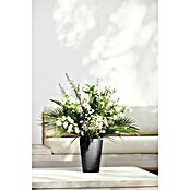 Ecopots Vase Pisa (Ø x H: 17,8 x 25,2 cm, Kunststoff, Dunkelgrau) | BAUHAUS