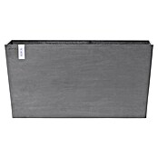 Ecopots Pflanzkasten Paris (Außenmaß (L x B x H): 100,5 x 39,6 x 51,8 cm, Kunststoff, Grau, Ausstattung Pflanzgefäß: Rollen) | BAUHAUS