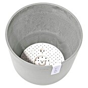 Ecopots Oslo Pflanztopf mit Wasserspeicher (Außenmaß (Ø x H): 35 x 40,5 cm, Kunststoff, Weißgrau) | BAUHAUS