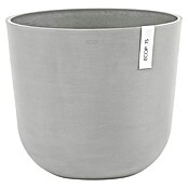 Ecopots Oslo Pflanztopf mit Wasserspeicher (Außenmaß (Ø x H): 35 x 40,5 cm, Kunststoff, Weißgrau) | BAUHAUS