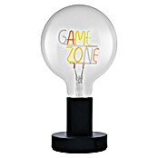 Ledvance Lámpara de sobremesa LED redonda Game zone (Ø x Al: 12,5 x 23,1 cm, Negro, Blanco cálido) | BAUHAUS