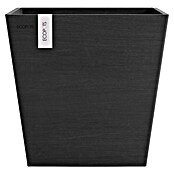 Ecopots Rotterdam Pflanzkasten mit Wasserspeicher (Außenmaß (L x B x H): 35 x 35 x 34,4 cm, Kunststoff, Dunkelgrau) | BAUHAUS