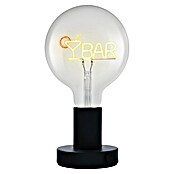 Ledvance Lámpara de sobremesa LED redonda Bar (Ø x Al: 12,5 x 23,1 cm, Negro, Blanco cálido) | BAUHAUS