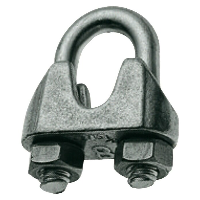 Stabilit Seilklemme (Für Seildurchmesser: 8 mm, 10 Stk., Stahl)