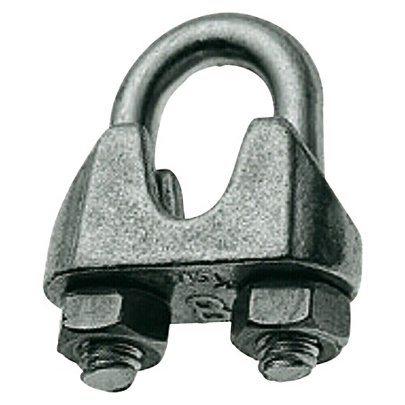Stabilit Seilklemme (Für Seildurchmesser: 8 mm, 10 Stk., Stahl)
