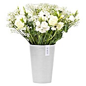 Ecopots Vase Pisa (Ø x H: 14 x 20 cm, Kunststoff, Weiß) | BAUHAUS