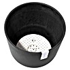Ecopots Oslo Pflanztopf mit Wasserspeicher (Außenmaß (Ø x H): 35 x 40,5 cm, Kunststoff, Dunkelgrau) | BAUHAUS