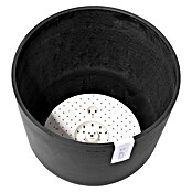 Ecopots Oslo Pflanztopf mit Wasserspeicher (Außenmaß (Ø x H): 35 x 40,5 cm, Kunststoff, Dunkelgrau) | BAUHAUS